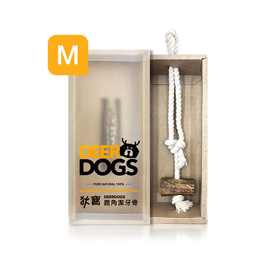 DEERDOGS狄寶自然脫落天然鹿角潔牙骨
